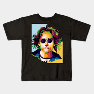 Singer Songwriter In Pop Art Trends Kids T-Shirt